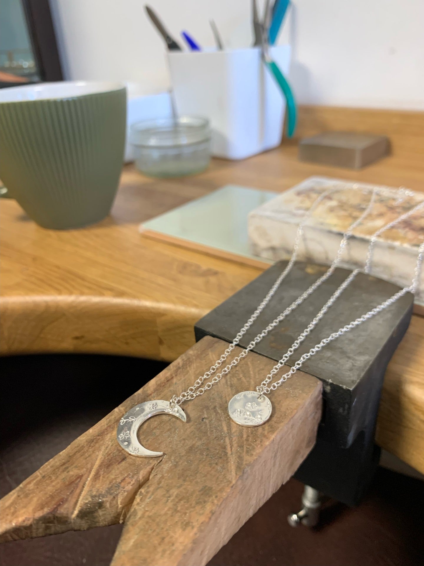 Christmas Workshop Thu 12th Dec 2024 - 'Me and You' Necklaces - Personalised Friendship Pendants