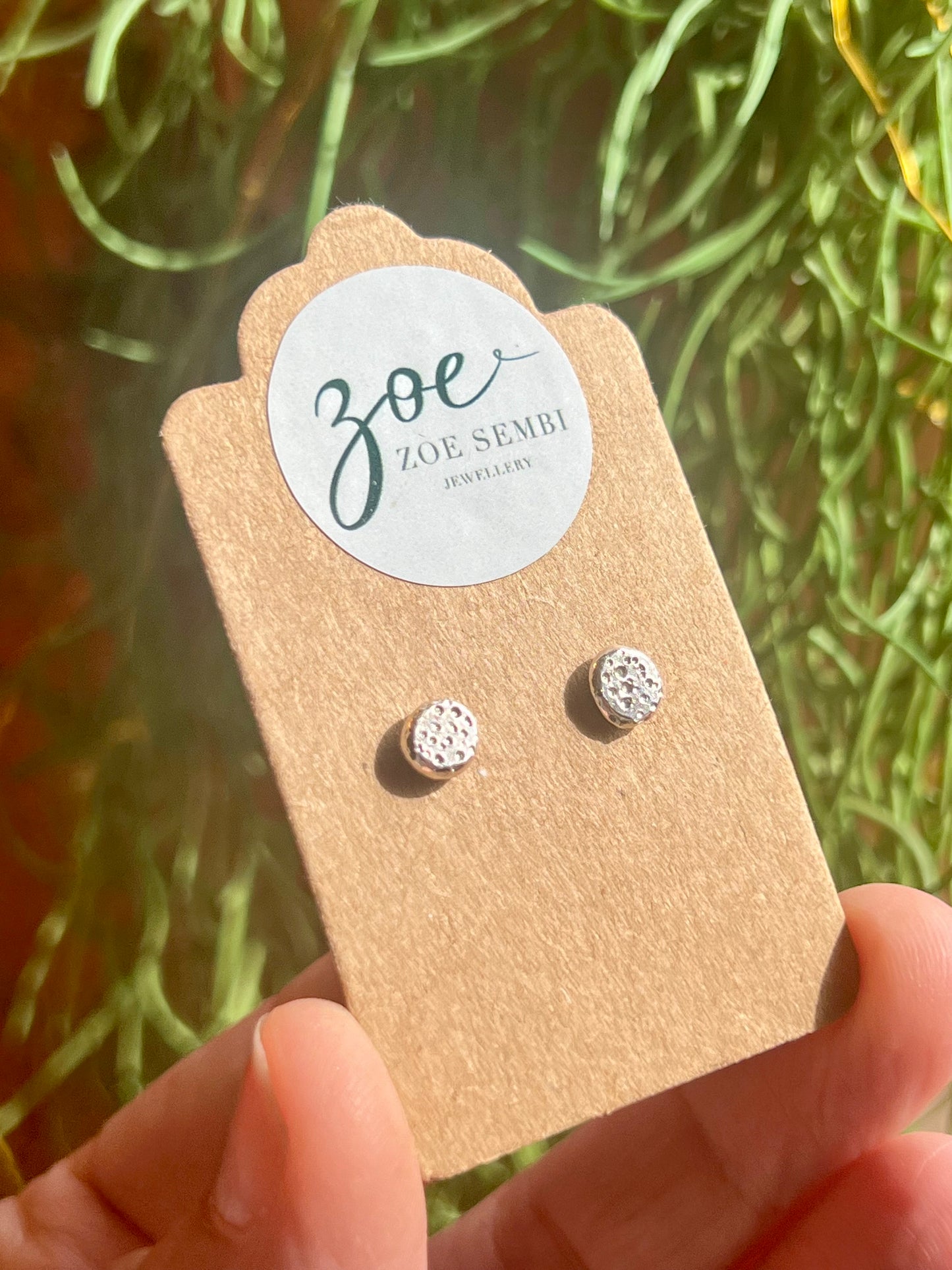 Hudson Belle/ Zoe Sembi Jewellery Evening Class and Shopping event. Sterling silver stud earrings Thursday 17th October.