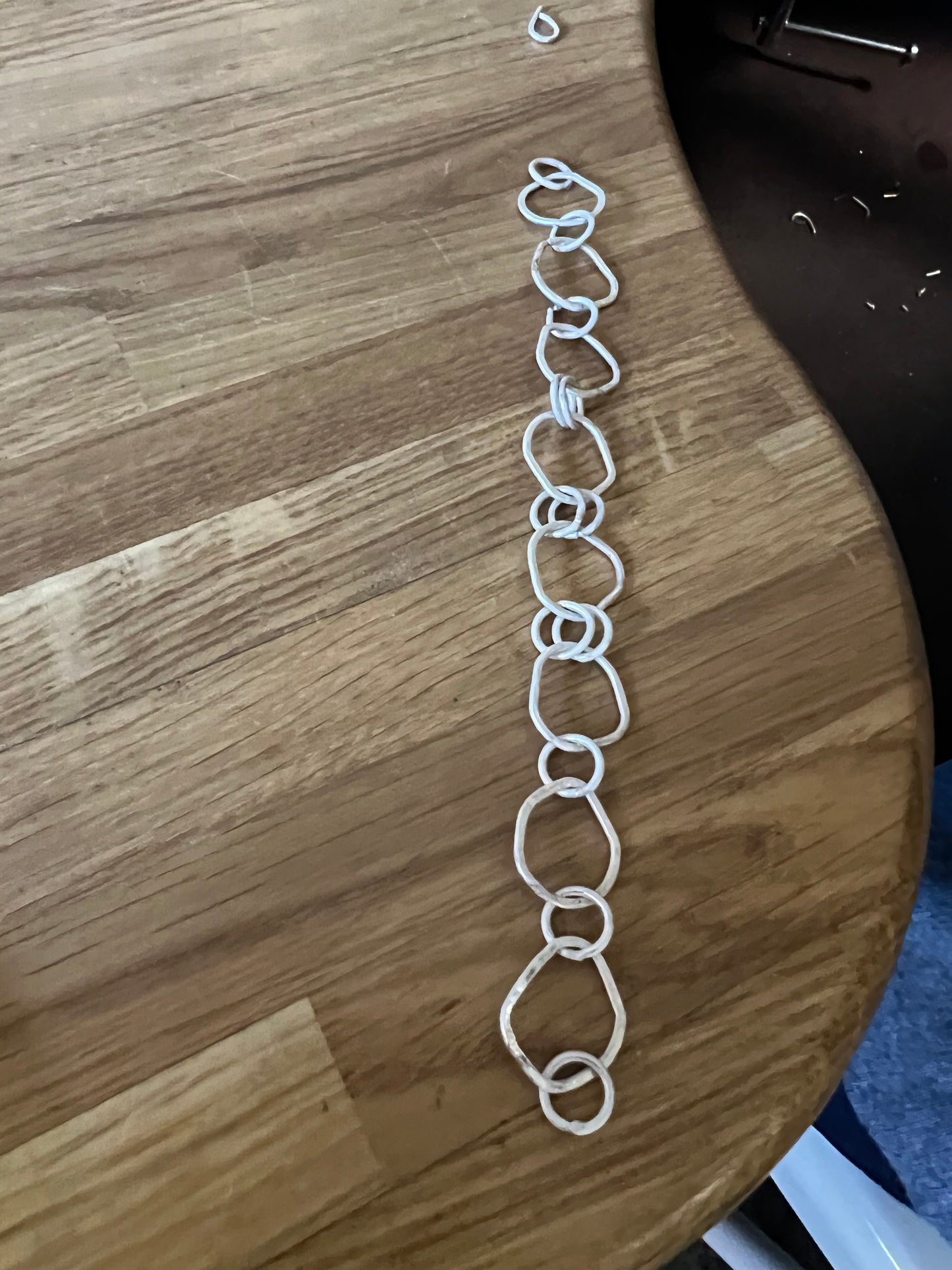 Handmade Chain Link Bracelet Workshop - Wednesday 30th April 2025 10am-2:30pm