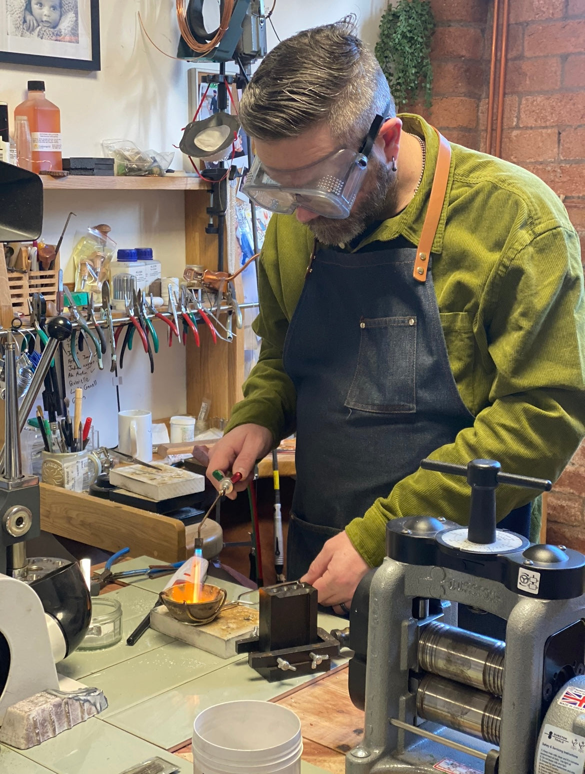 Men's Silversmithing Day Workshop - Monday 16th June 2025 10am-2:30pm